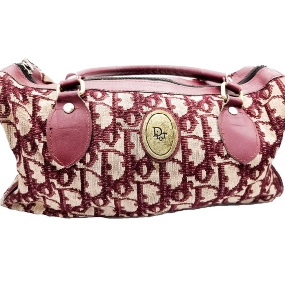 Dior Handbags - Vintage Christian Dior Canvas Boston Barrel bag